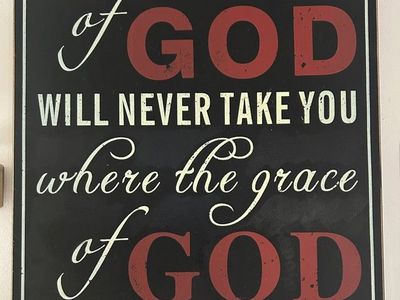 Christian Inspirational Wooden Wall Sign – “The Will of God” –
