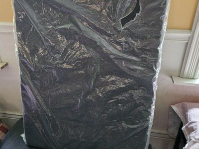 Purple brand dog bed