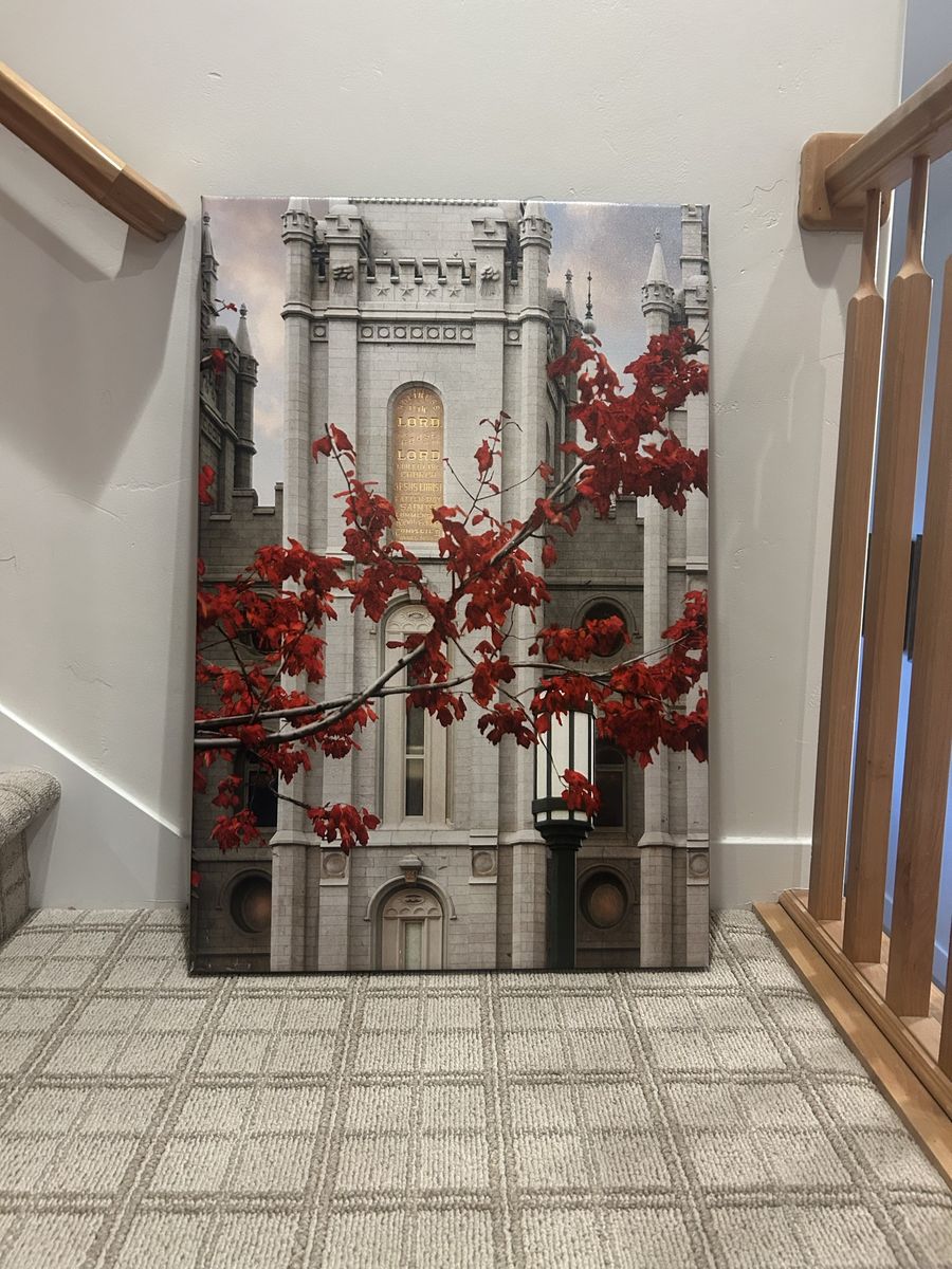 Robert A Boyd Salt Lake Veneration 24x36 Canvas