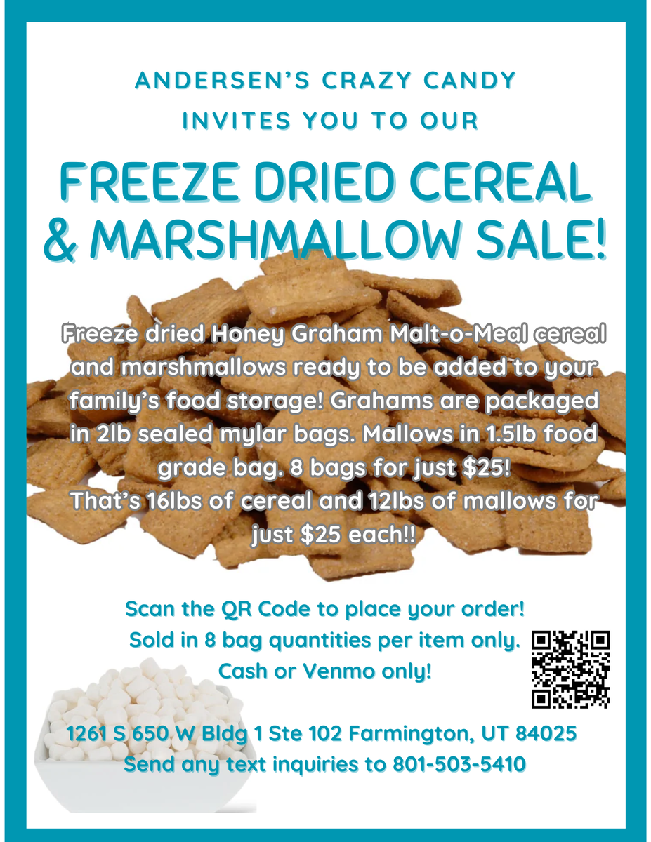 Freeze-Dried Honey Graham Cereal & Marshmallows