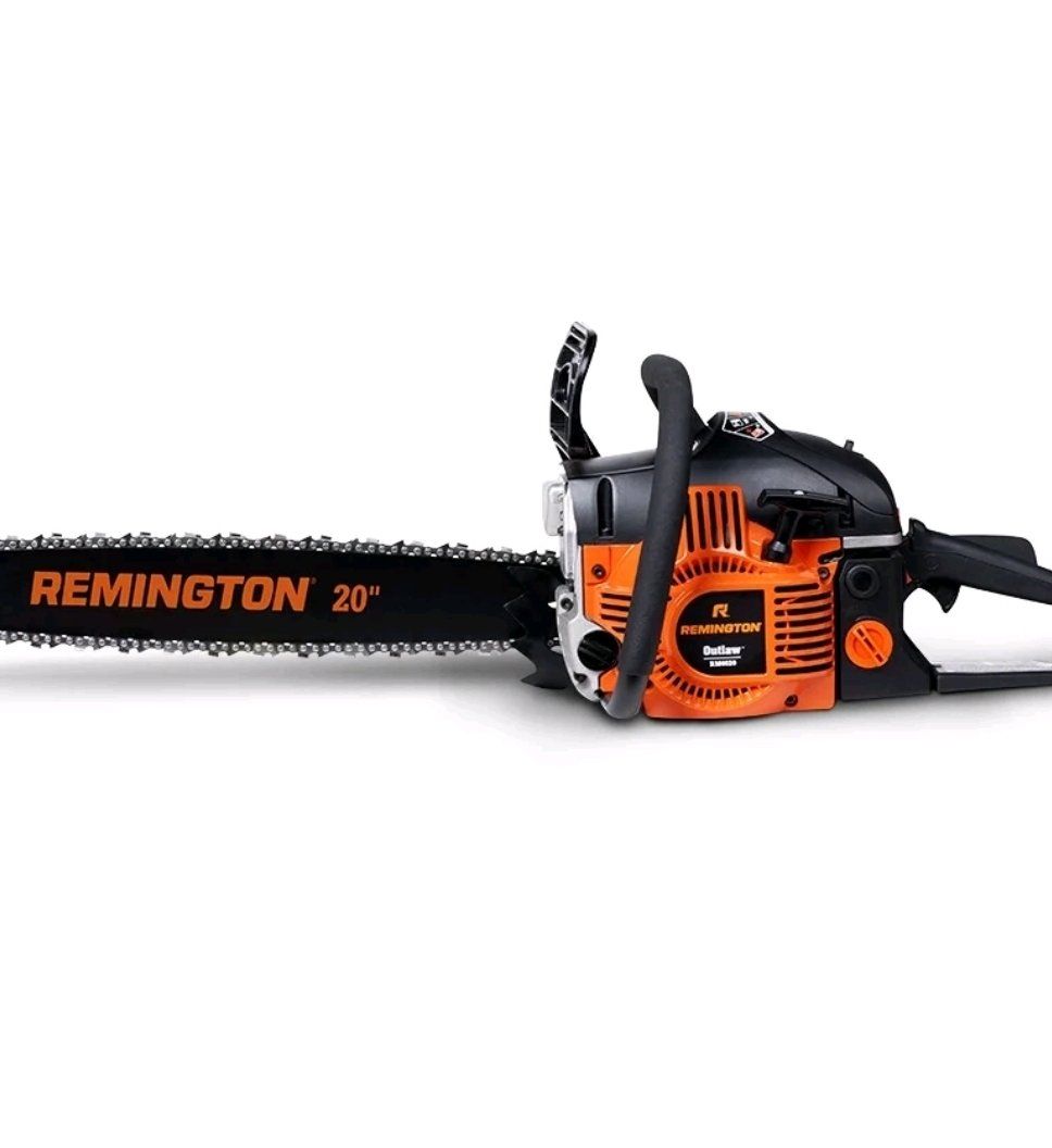 Remington Outlaw 20" Gas Chainsaw - New, Powerful for Outdoor Cutting Tasks