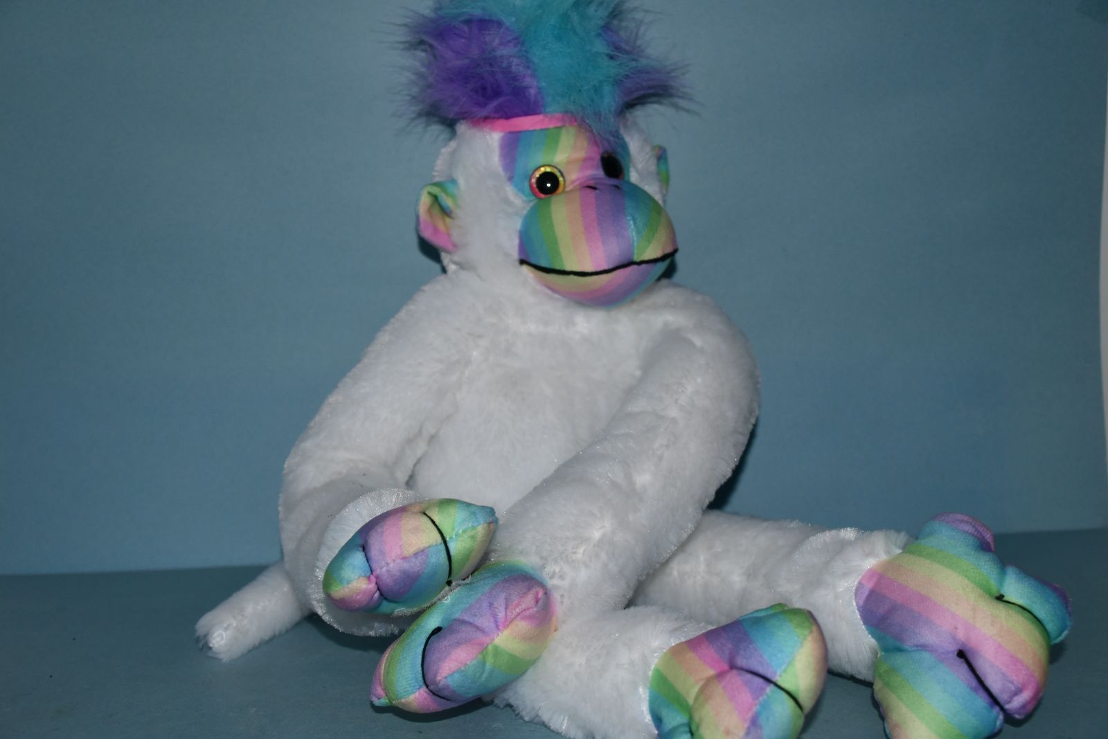 "MOHAWK MONKEY" STUFFED ANIMAL ~ HEIGHT 25" ~ CUTE, SOFT & CLEAN!