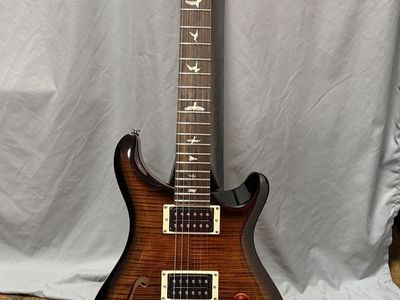 PRS SE Custom 22 Semi-Hollow Electric Guitar Tobacco Sunburst with Gig Bag