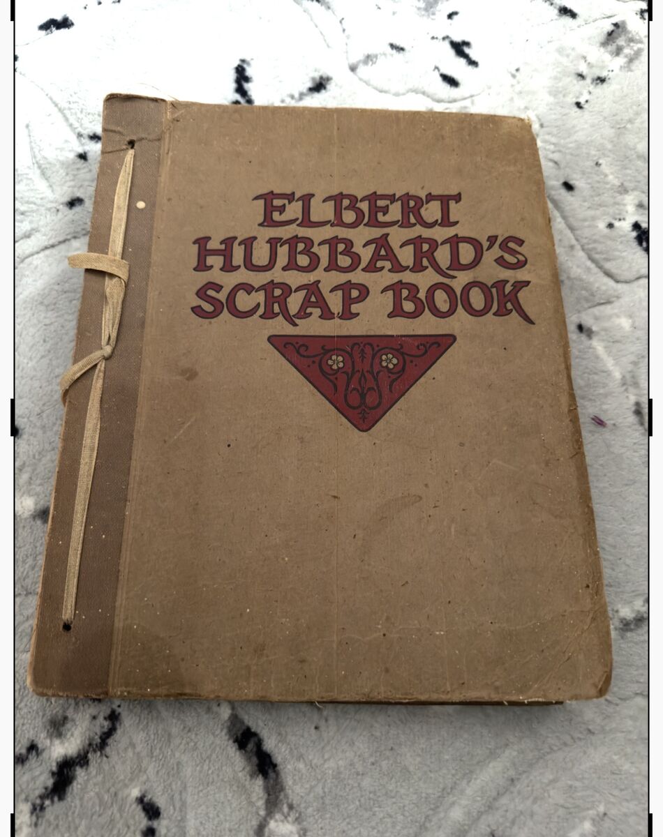 Elbert Hubbard’s scrapbook- 1923