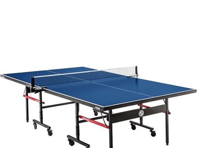 New STIGA Advantage Series Indoor Ping Pong Table - Foldable Table Tennis Table with Quickplay Assembly