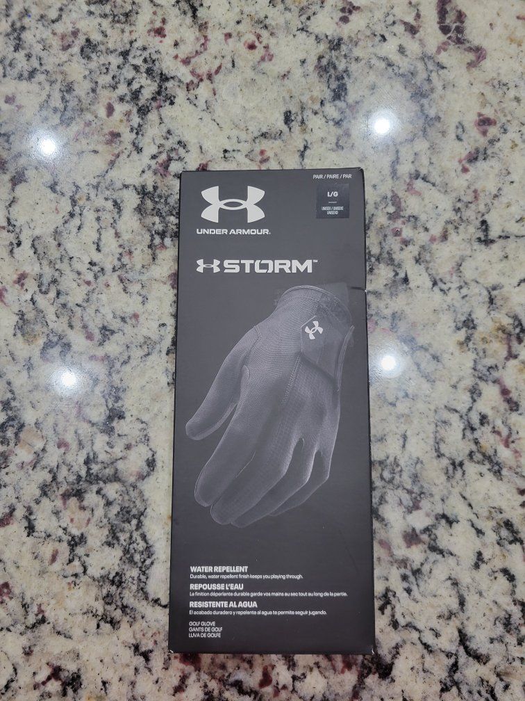 New Under Armour UA Drive Storm Golf Gloves Size Large