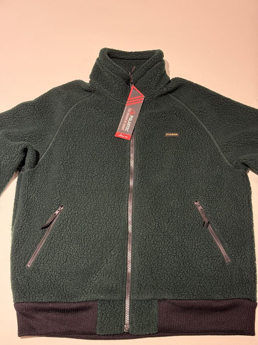 Filson Sherpa Fleece Jacket - Fir Green - Men's XL - Brand New With Tags