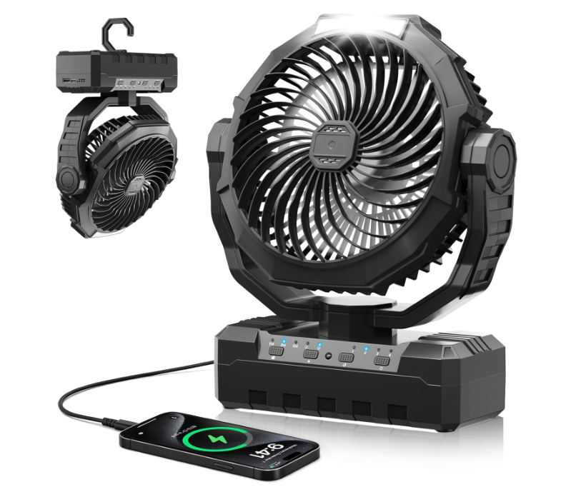 New in box Rechargeable Camping Fan