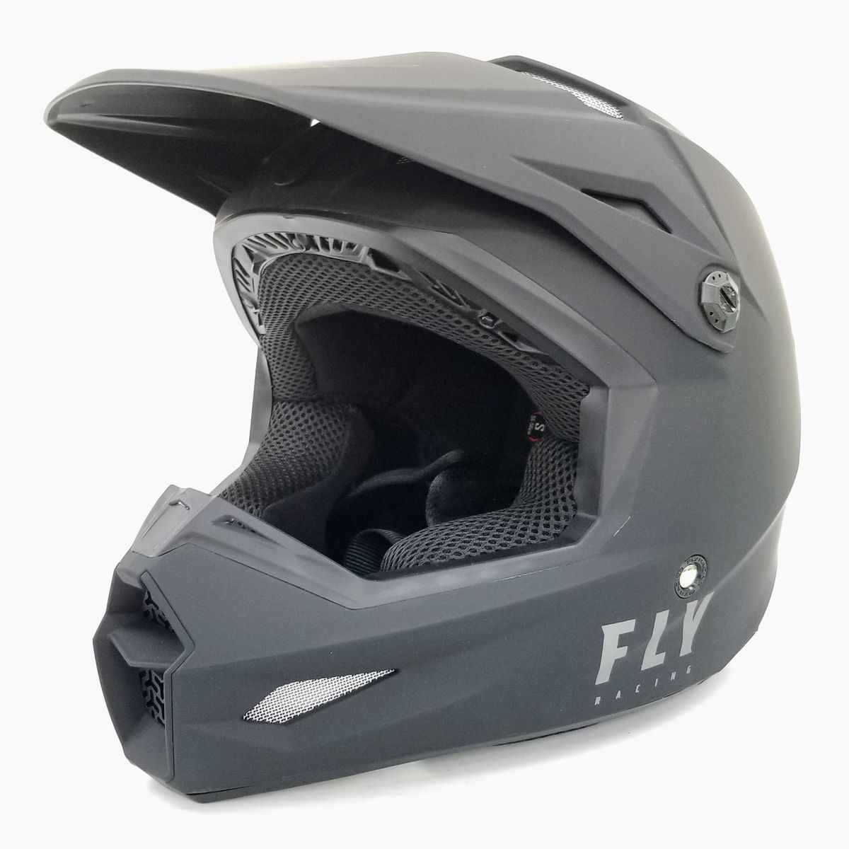 Fly Racing Kinetic Lite Helmet Solid Matte Black, Size SMALL (73-3473S-L-R8-S2)