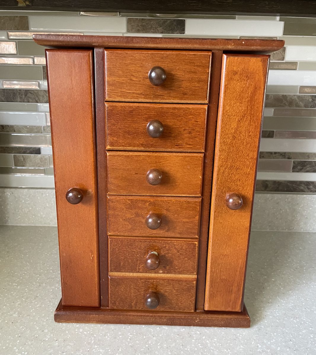 Wooden Jewelry Armooire