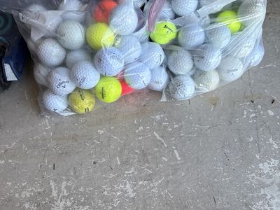 Bags of random golf balls