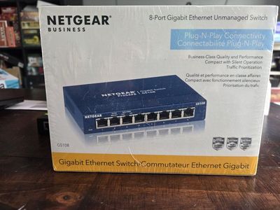 NETGEAR Business GS108 8-Port Gigabit Ethernet Unmanaged Switch