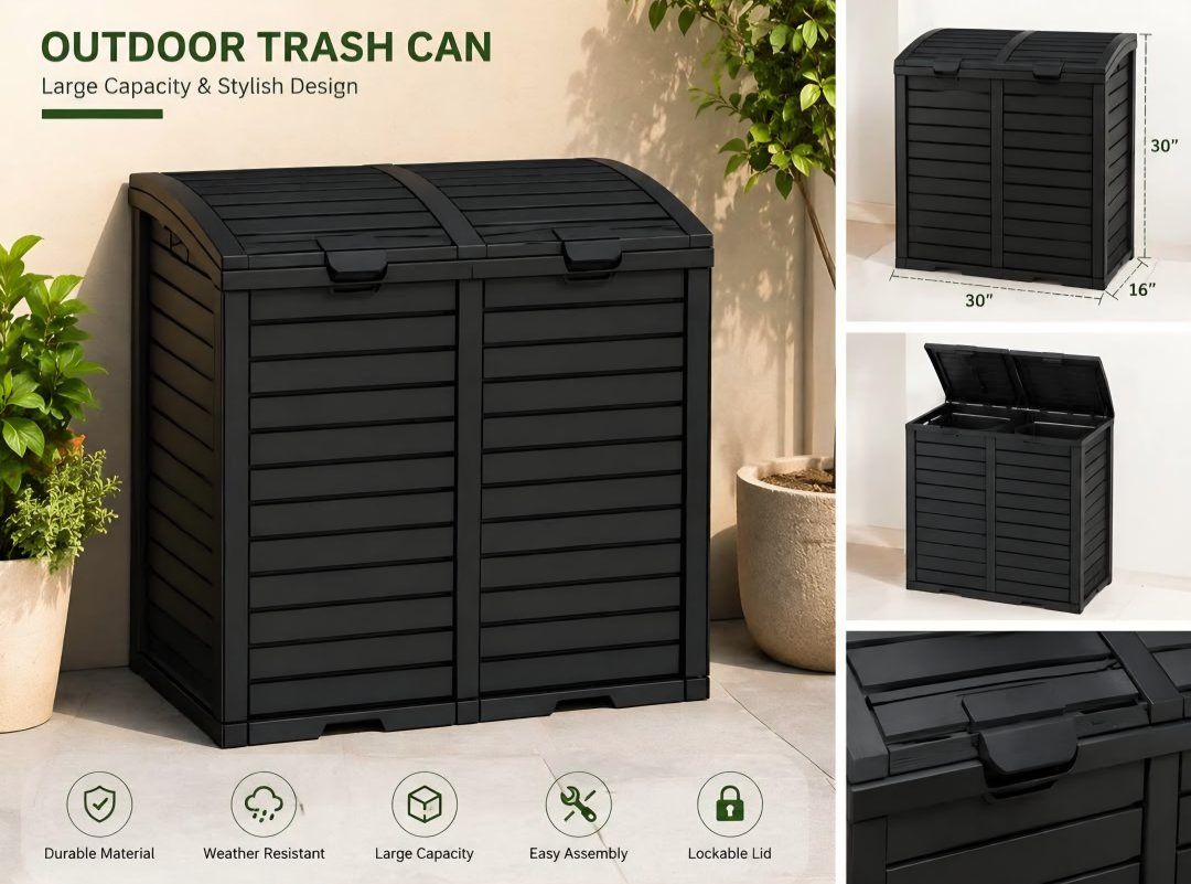 Outdoor Trash Can #36