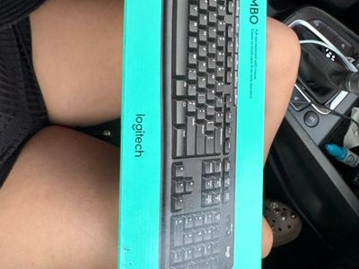 Logitech MK270 Wireless Keyboard and Mouse Combo - Full-Size, Black