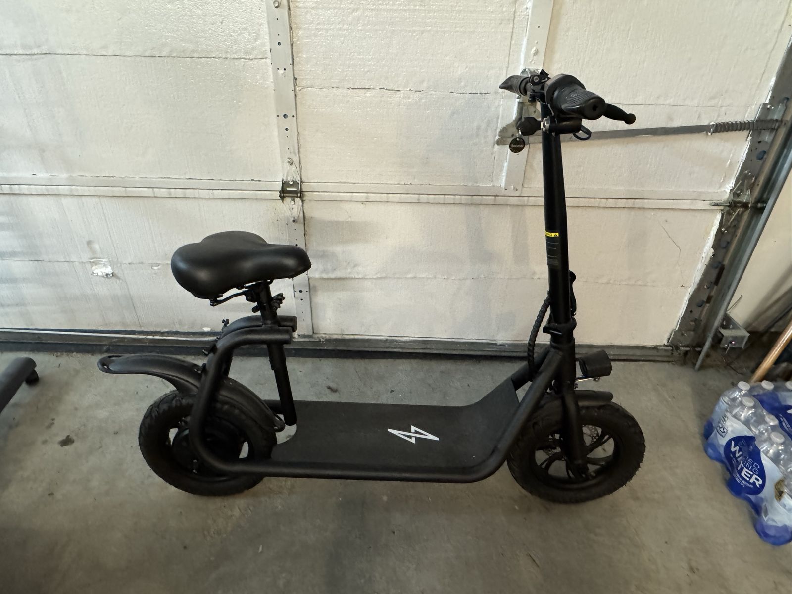 Phantom Go Electric Scooter with Seat - Black Commuter Scooter
