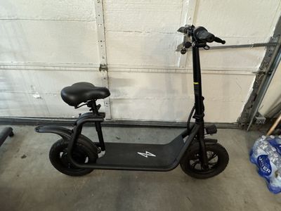 Phantom Go Electric Scooter with Seat - Black Commuter Scooter