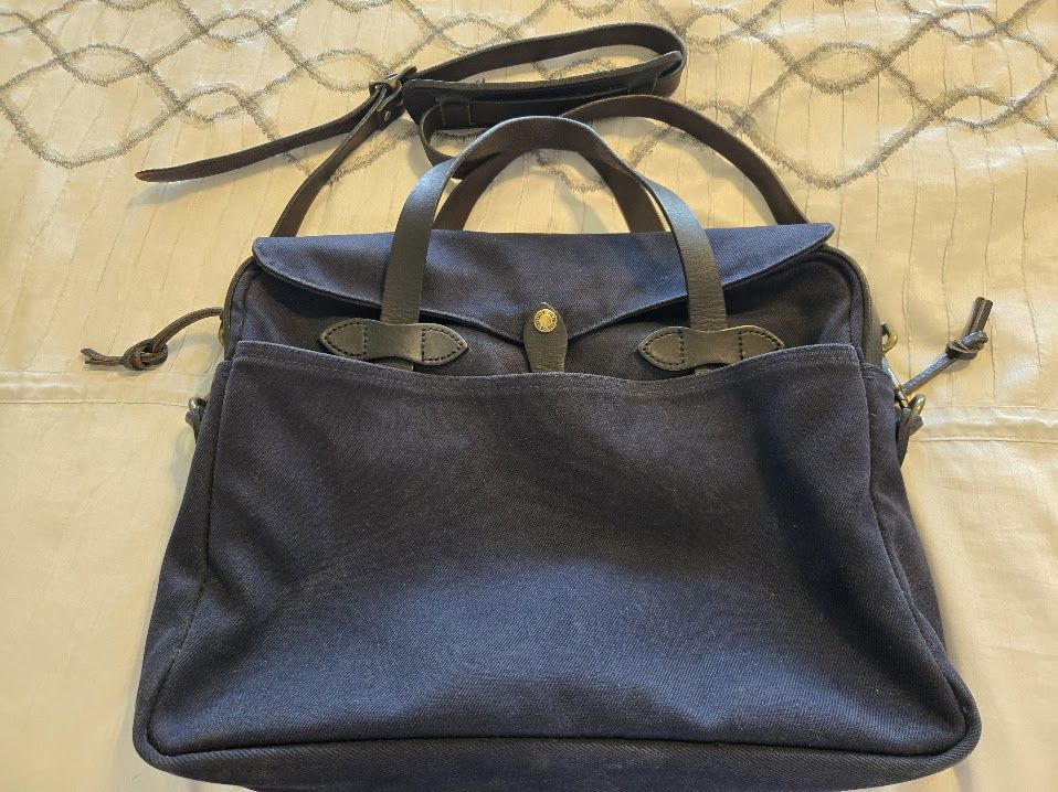Filson Original Briefcase - Rugged Twill & Bridle Leather