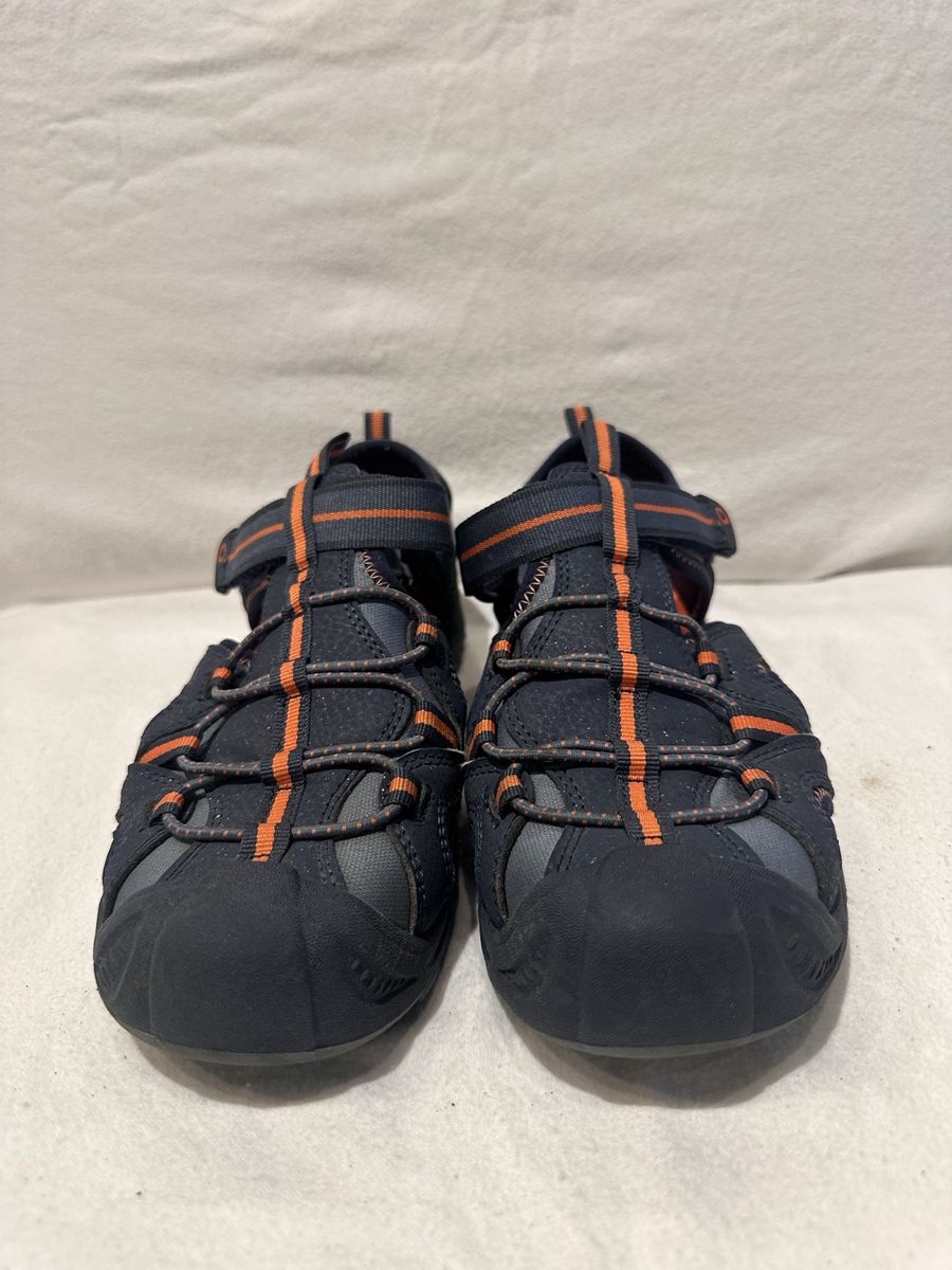 Merrell youth, size 4 blue with orange trim, water or hiking sandals