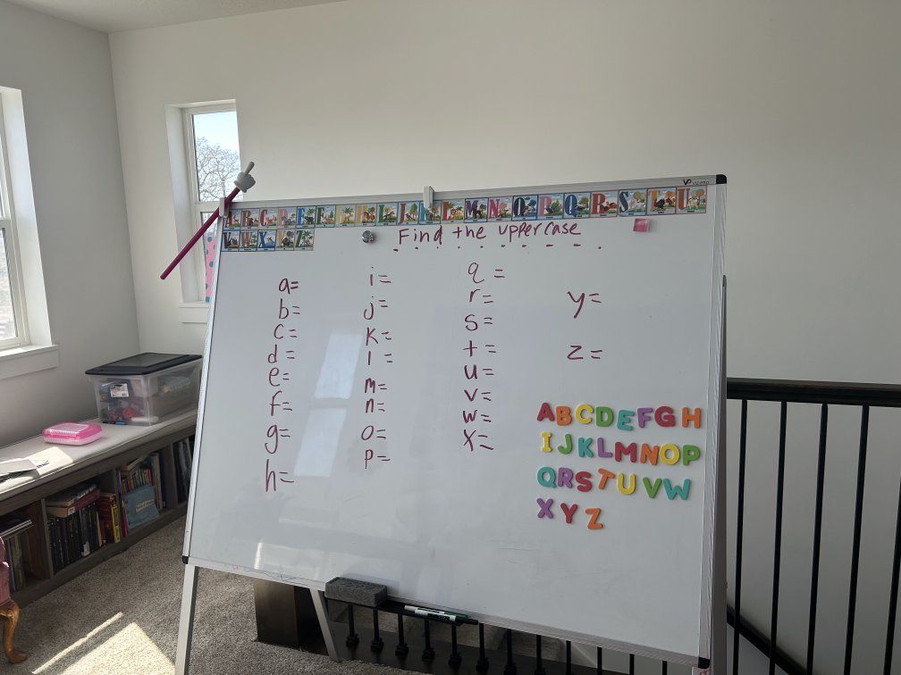 large white board