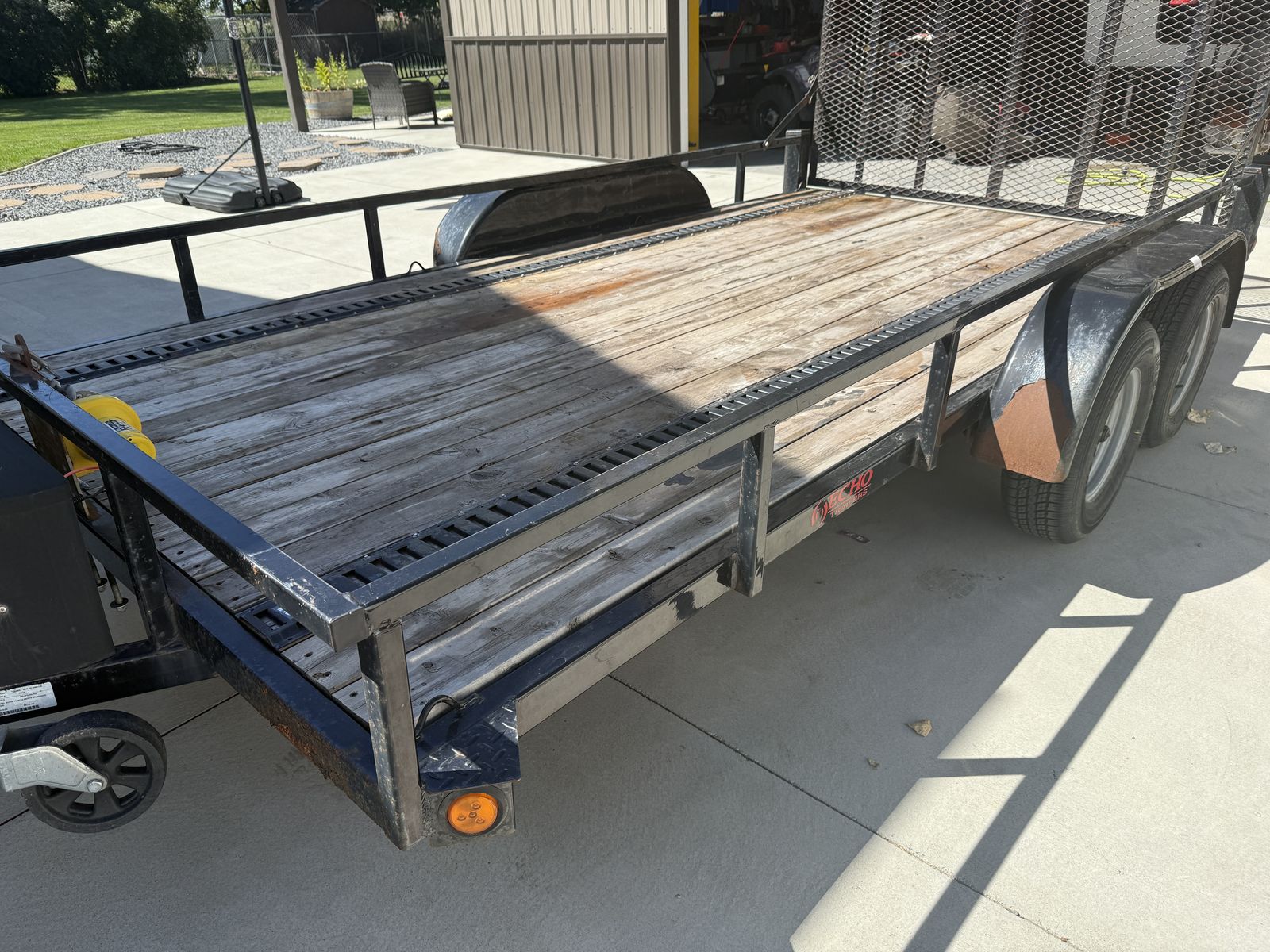 Echo 14’ trailer with winch 