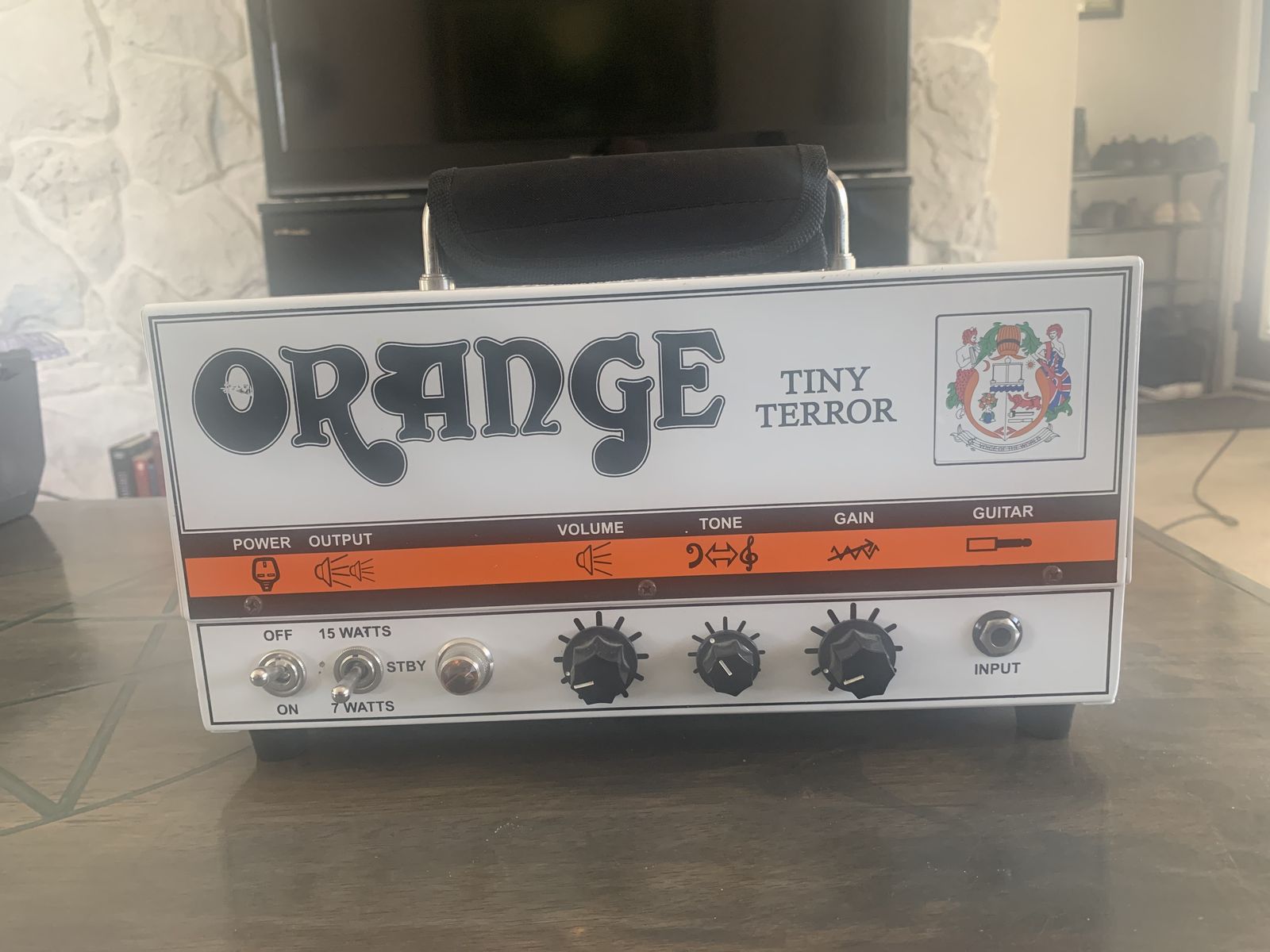 Orange TT15H Tiny Terror 15-Watt Guitar Amp Head - White