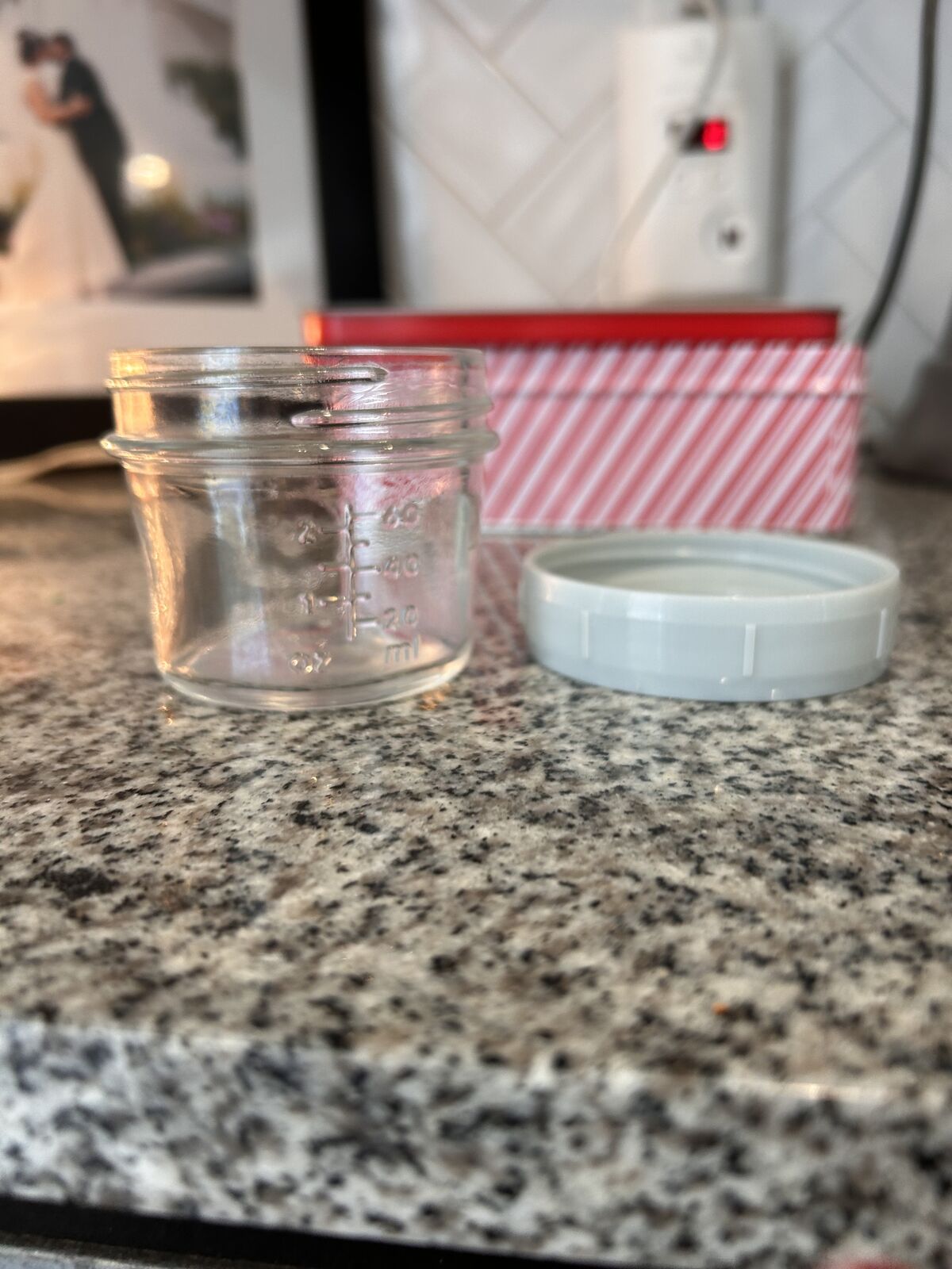 Glass baby food jars 12