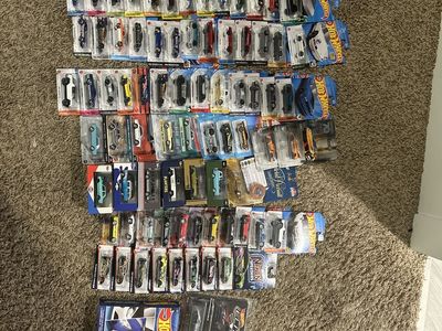 Large Hot Wheels Diecast Car Collection - Various Models & Series - New in Packaging