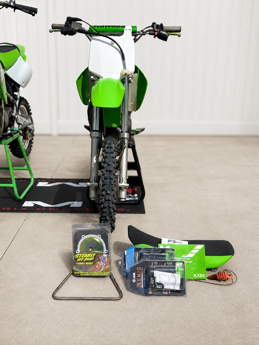 2007 Kawasaki KX65: Trail or Track Ready with Extras