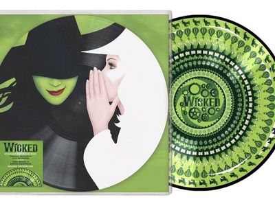 Wicked-Original Broadway Cast Recording-2LP Zoetrope & Picture Disc Vinyl-Stephen Schwartz-Idina Menzel-Kristin Chenoweth-NEW