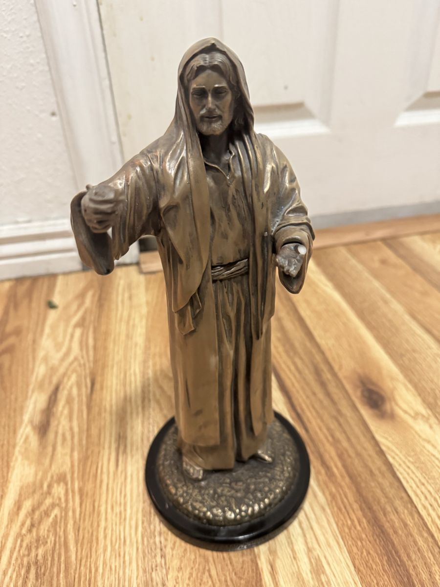 Lead Kindly Light By Simon Dewey 12" bronze Resin