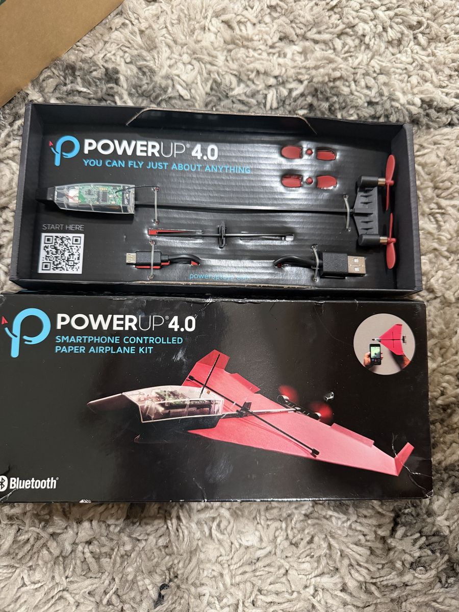 PowerUp 4.0 Smartphone Controlled Paper Airplane Kit