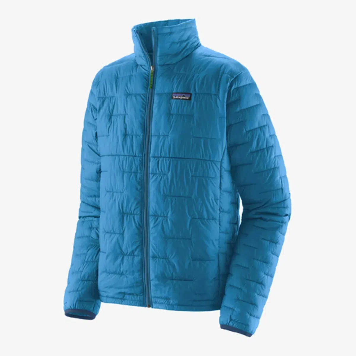 NWT Patagonia Micro Puff Jacket Coat Vessel Blue Regular Fit Zip - Men's Small