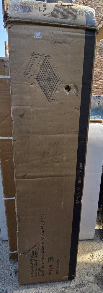 Queen Size Bed Frame with Headboard  B358-Q-V1