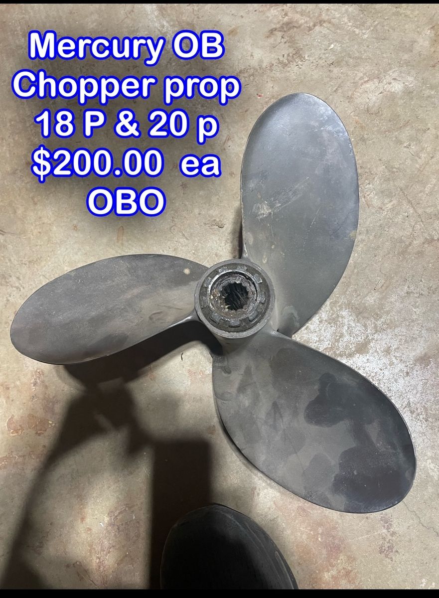 Mercury V6 Outboard Props