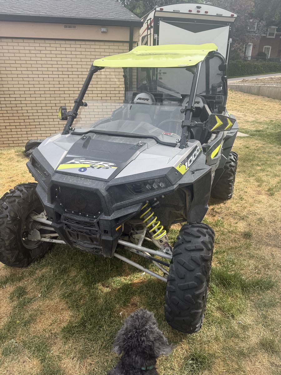 2015 Polaris RZR XP 1000 Side-by-Side UTV - Grey/Neon Yellow, Used