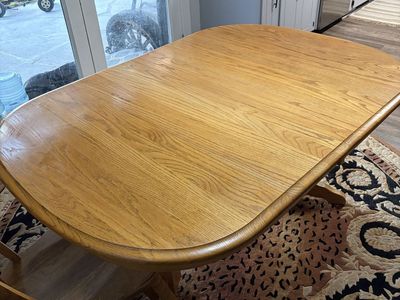 Solid oak table