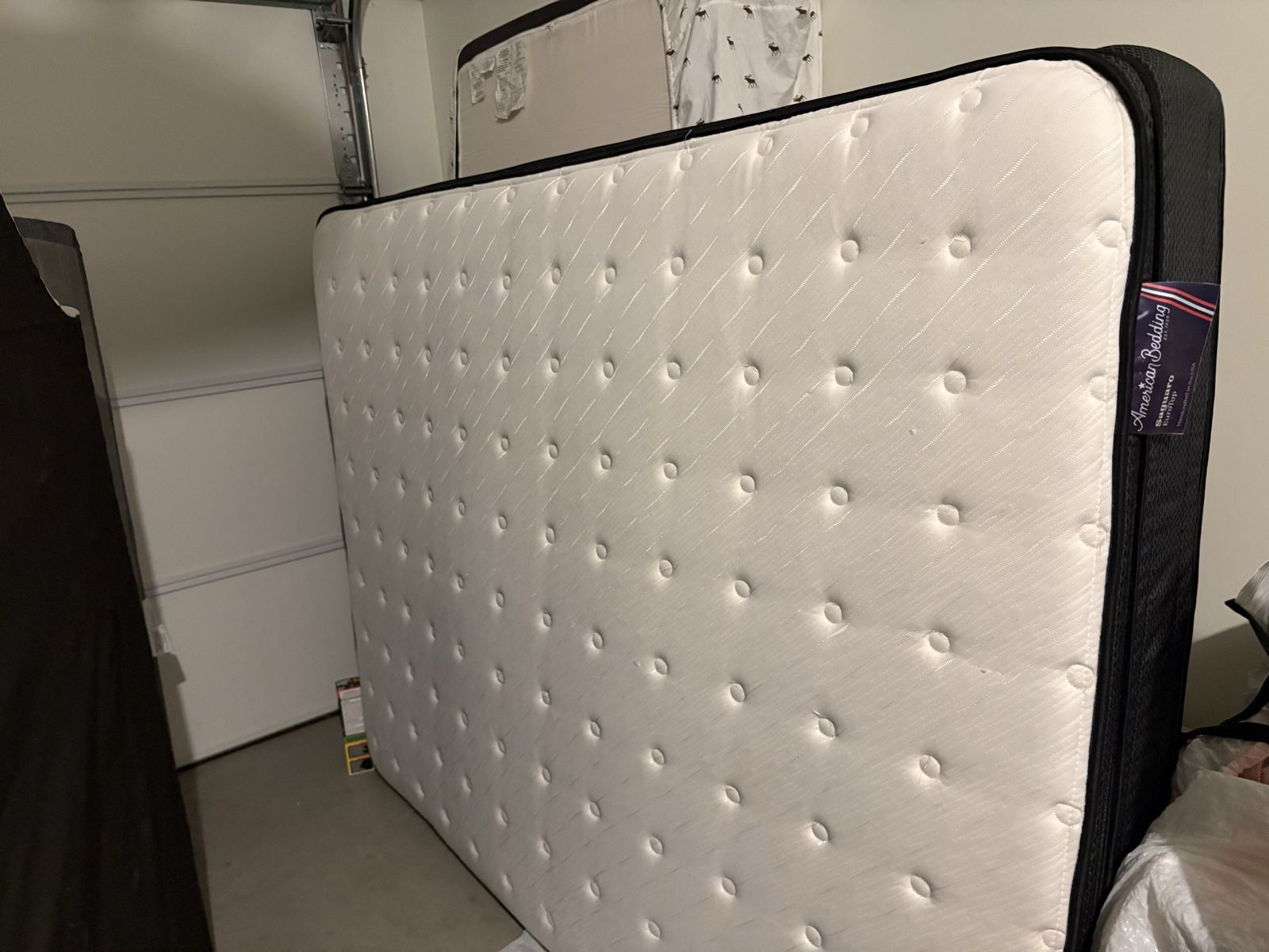 Soft Tufted Innerspring Mattress - Unused Guest Room Bed