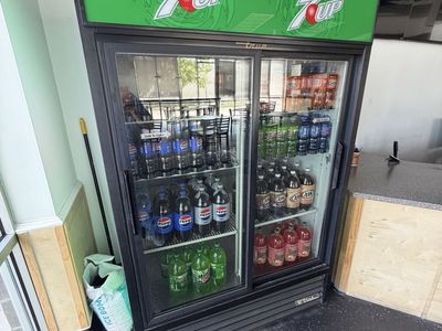 True Commercial 7UP Glass Sliding Refrigerator