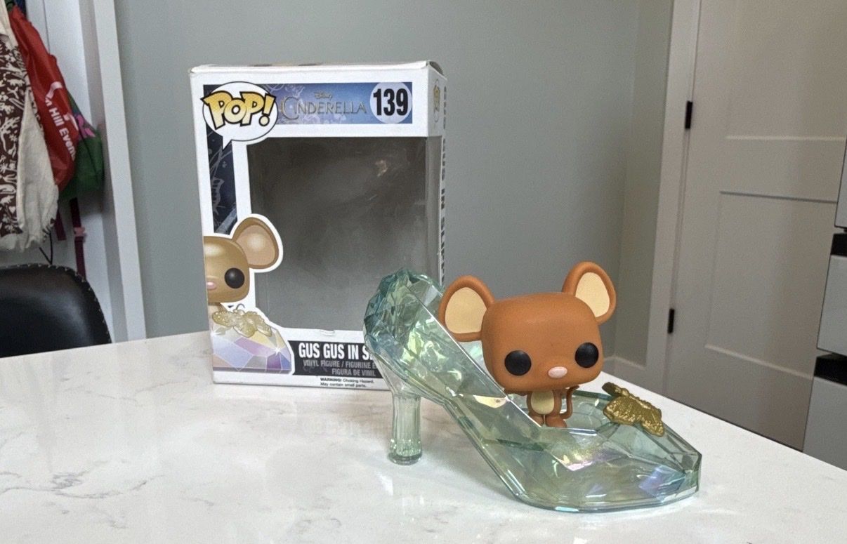Funko Pop! Disney Cinderella #139 Gus Gus in Slipper Vinyl Figure - With Box