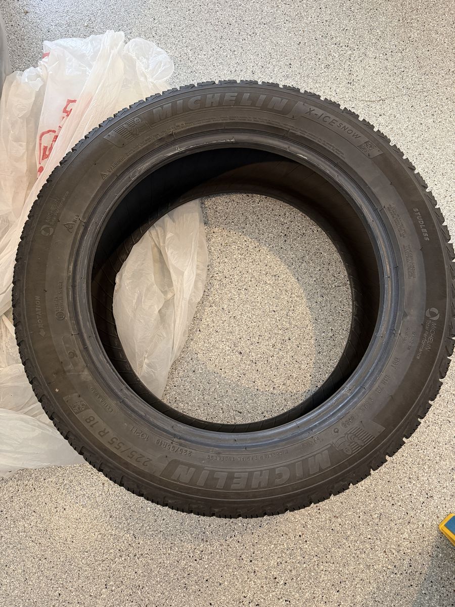 Winter Tires. 225/55R18 Michelin Ice-X Set of 4