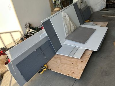 Solid surface: Corian, Formica, LG Hi-Macs, Staron