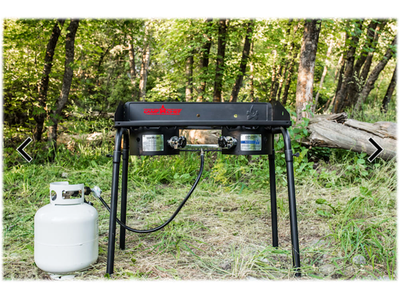 Camp chef explorer 2 burner stove