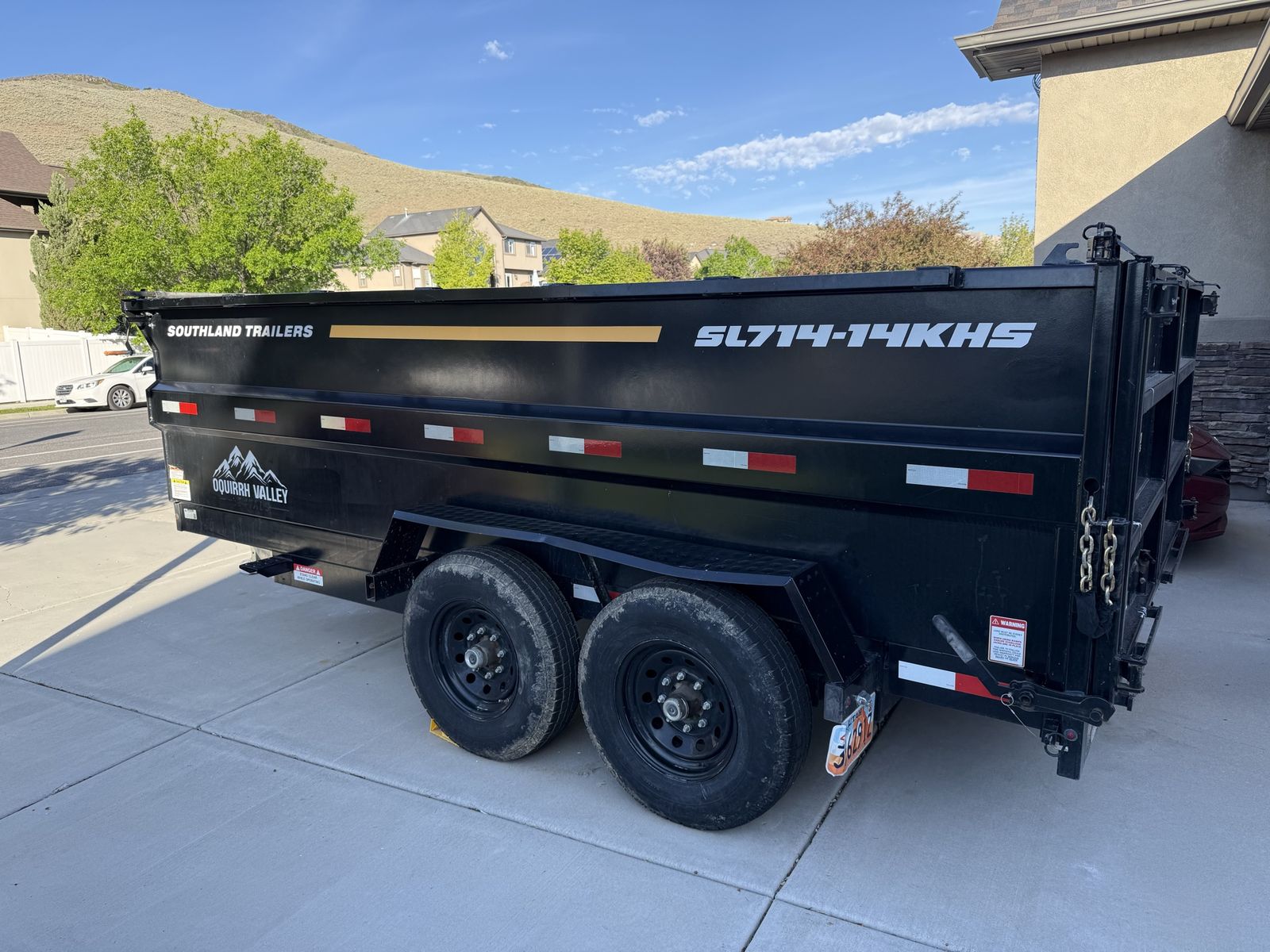 Southland SL714-14KHS Dump Trailer – 14K GVWR