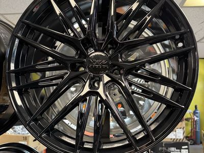 Brand new set of 4 wheels Black Xxr 19x8.5 lug pattern 5x4.5 (5x114.3) +40 Offset
