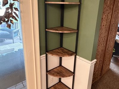 Industrial Style Corner Shelf