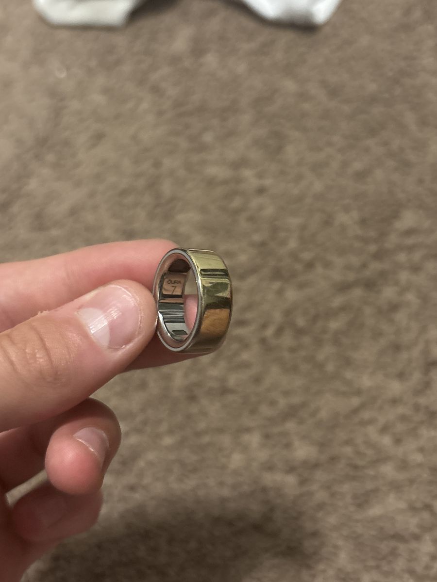 Oura Ring Heritage Gold Size 7 - Smart Ring Fitness Tracker