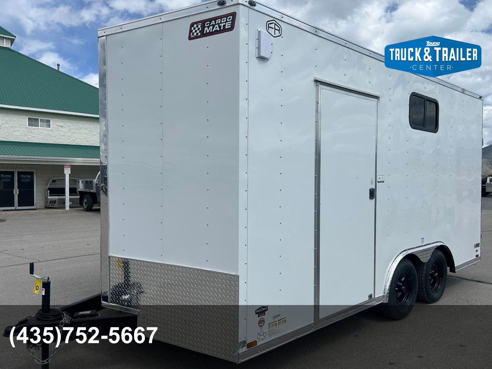 2026 Cargo Mate 8.5X16 Cargo Trailer w/ Rear Ramp