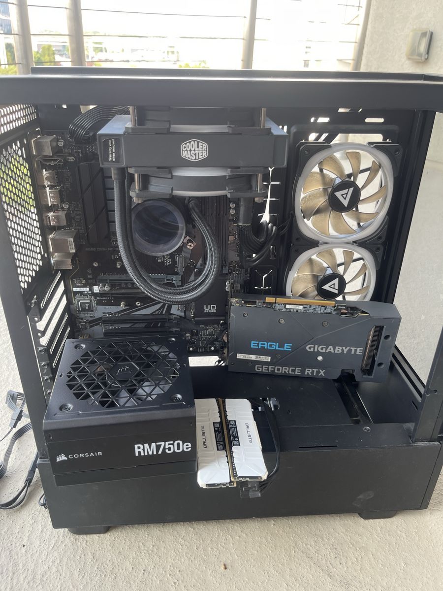 Used Gaming PC: Intel i5-12600KF, RTX 3050, 16GB RAM, Corsair RM750e PSU, UD Series DDR4 Motherboard