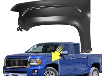 New Left Hand Driver Side Fender for GMC Canyon (2015-2022) - Primered Steel
