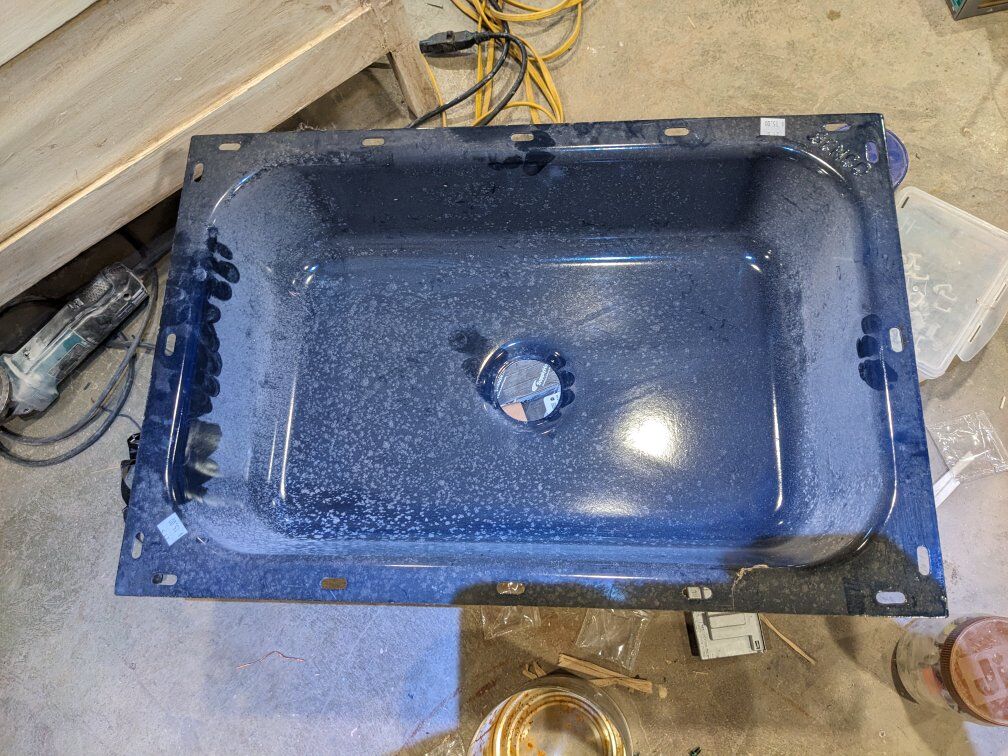 Steel sink